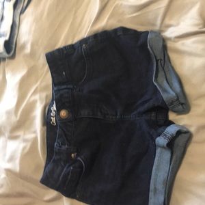 Denim shorts